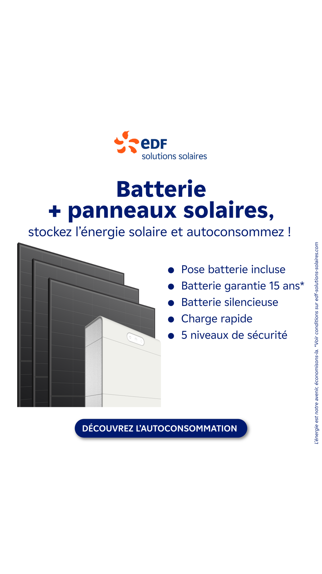 Mes offres EDF solutions solaires Facebook ad