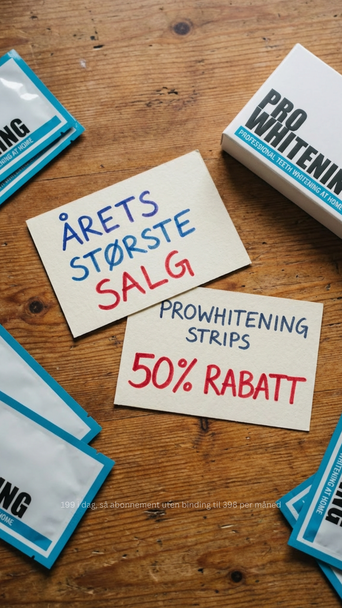 ProWhitening Facebook ad