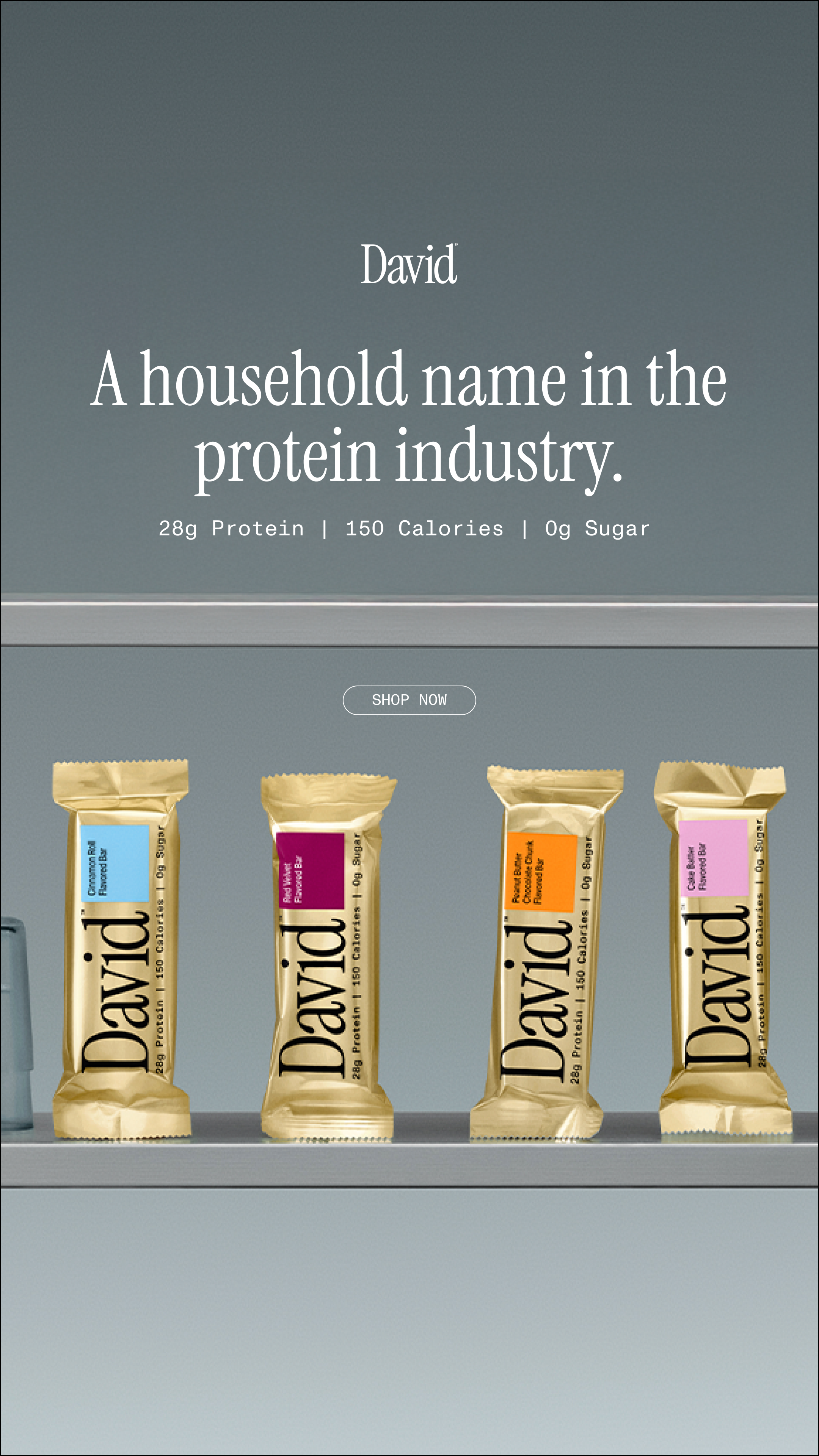 David Protein Facebook ad