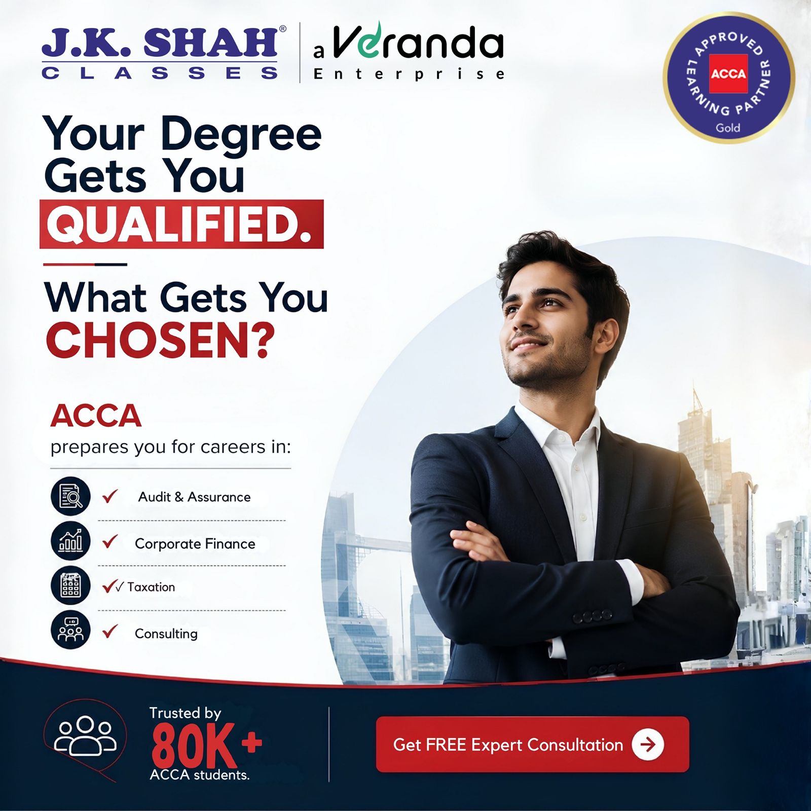 J.K.Shah Classes Facebook ad: Join India’s Most Trusted ACCA Coaching Classes!
