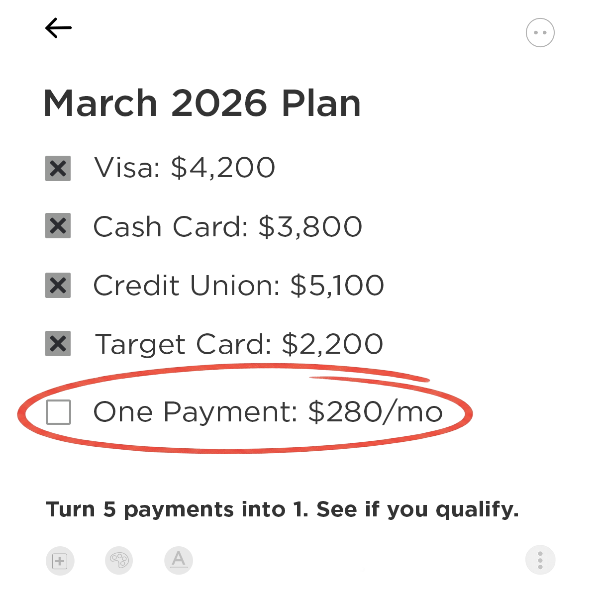 Middle Class Savings Facebook ad