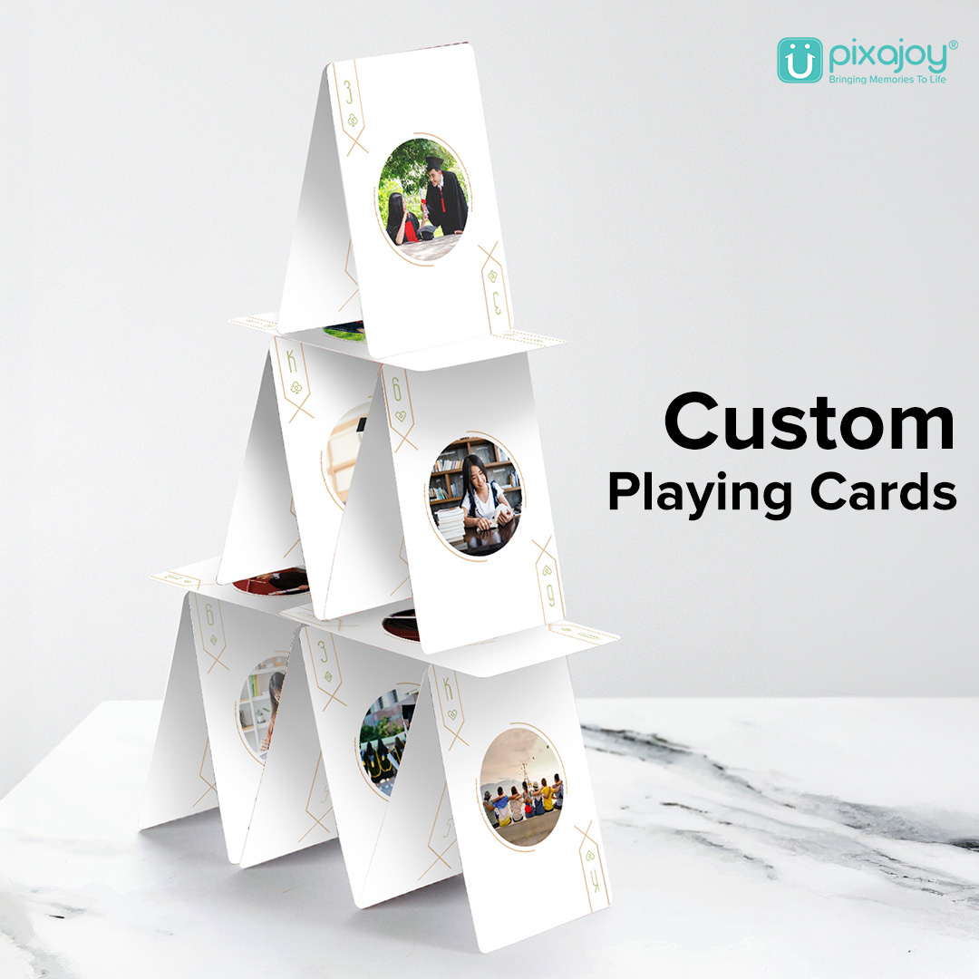 Pixajoy Photobook Facebook ad: Fully Customised Cards