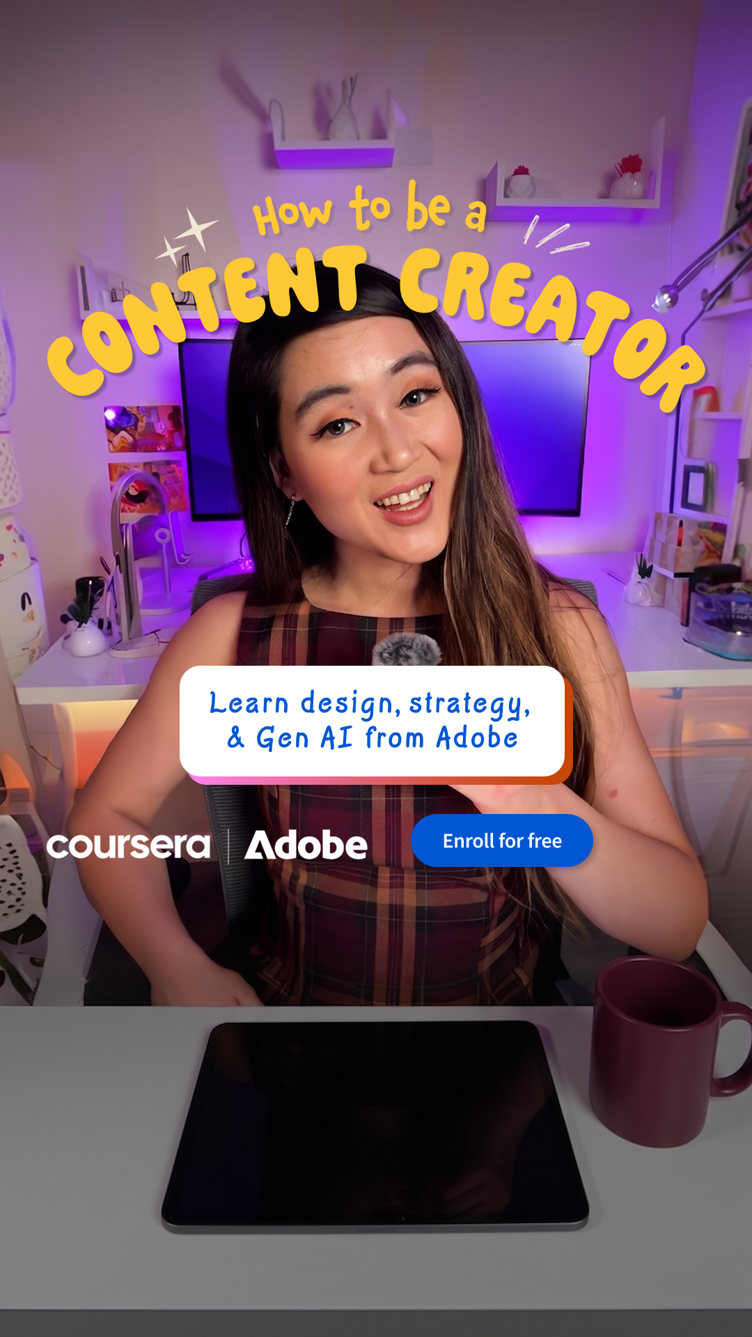 Coursera Facebook ad