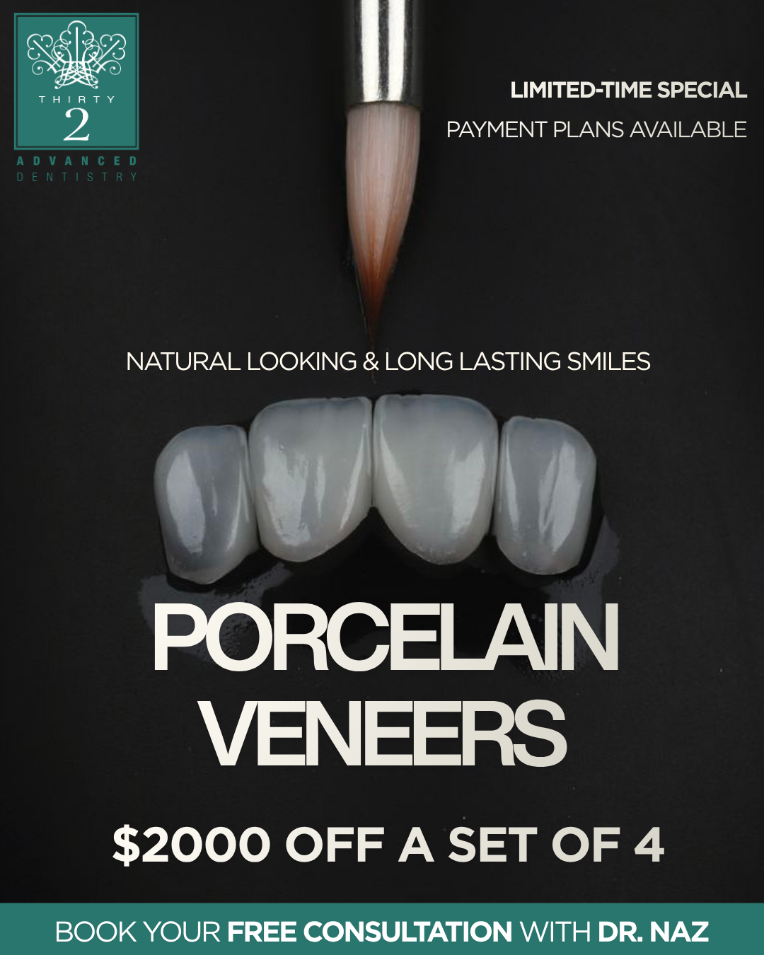 Thirty-2 Advanced Dentistry Facebook ad