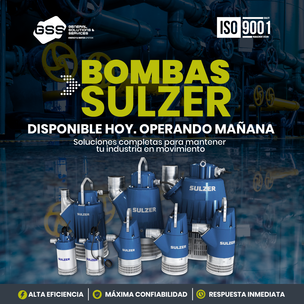 GSS General Solutions & Services Facebook ad: Campaña VERANO 2026 Bombas Sulzer | monday.com forms