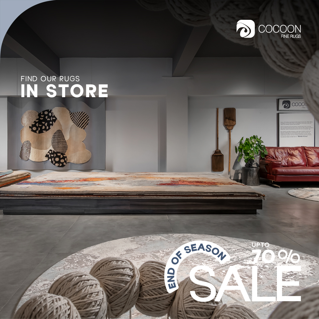 Cocoon Fine Rugs Facebook ad: In-Store Sale: Up to 70% Off