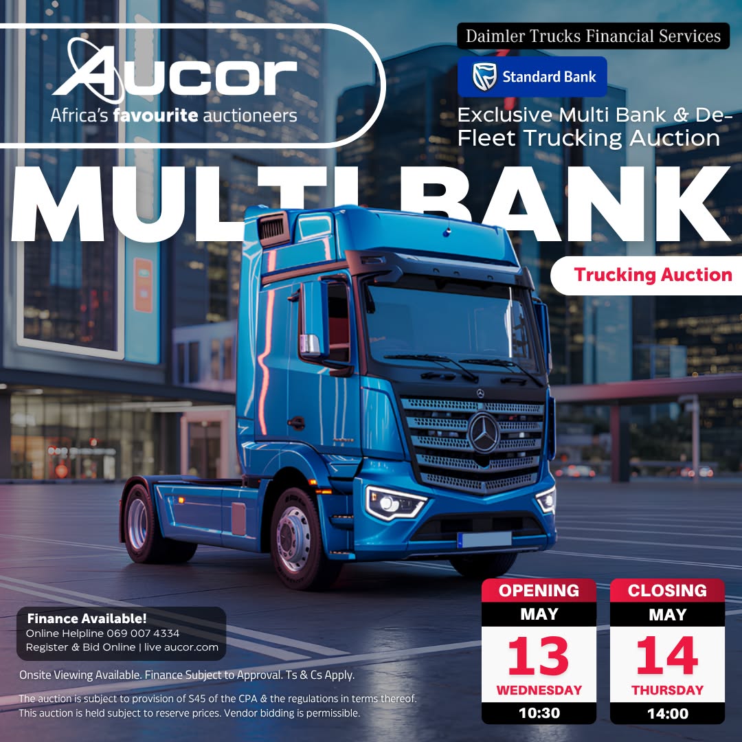 Aucor Auctioneers Facebook ad: 13/14 May 2026