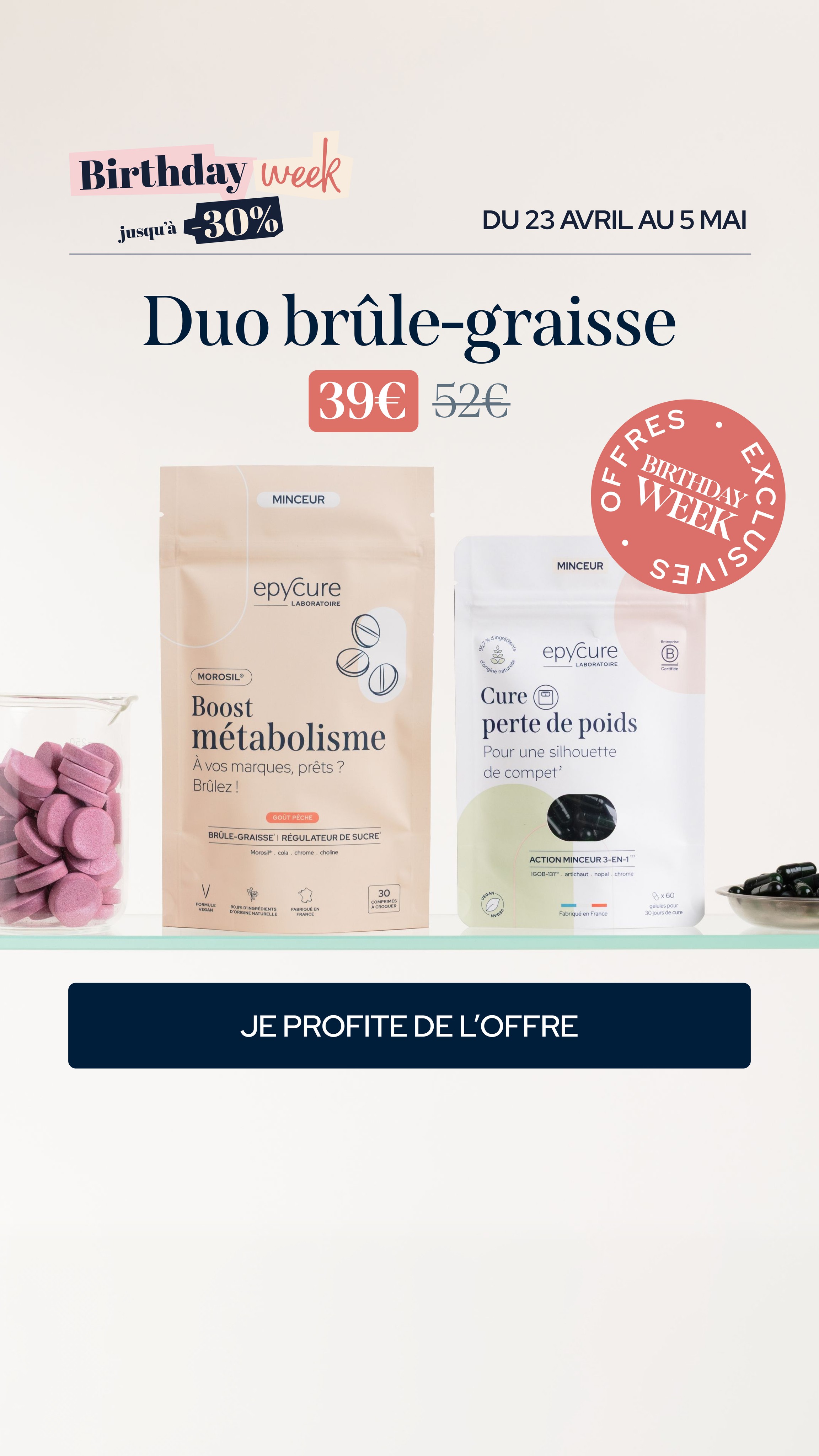 Epycure Facebook ad