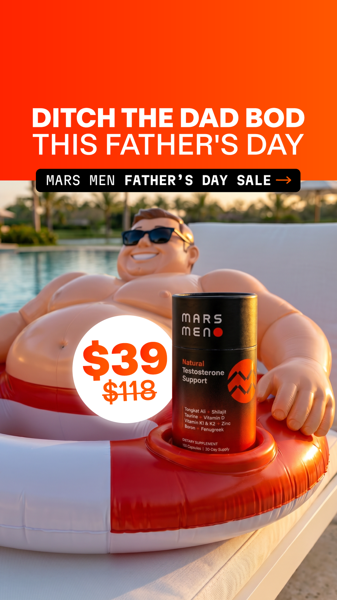 Mars Men Facebook ad