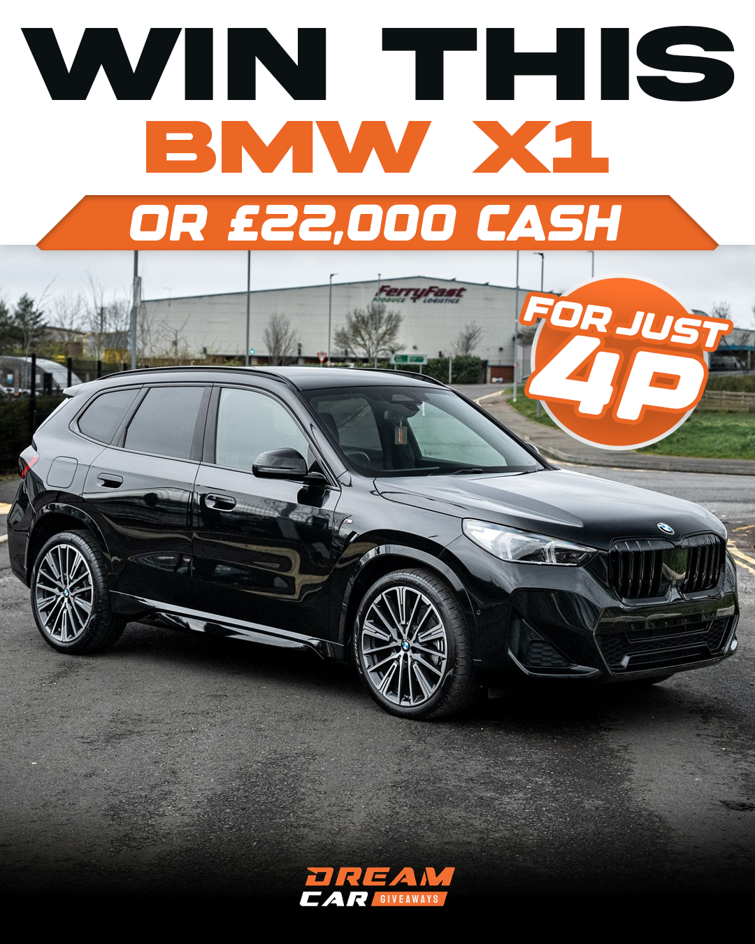 Dream Car Giveaways Facebook ad