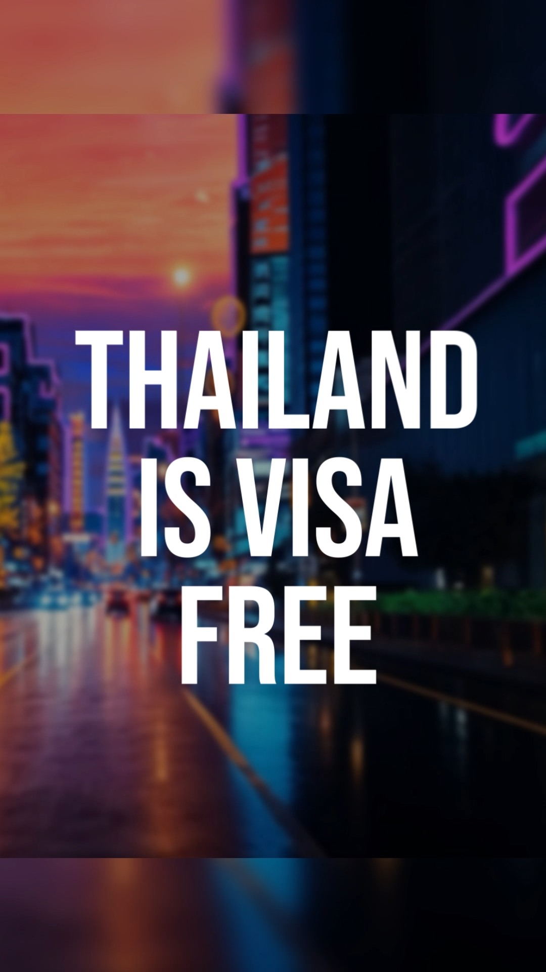 Affiliate World Conferences Facebook ad: Fly Visa-Free to Affiliate World Asia.