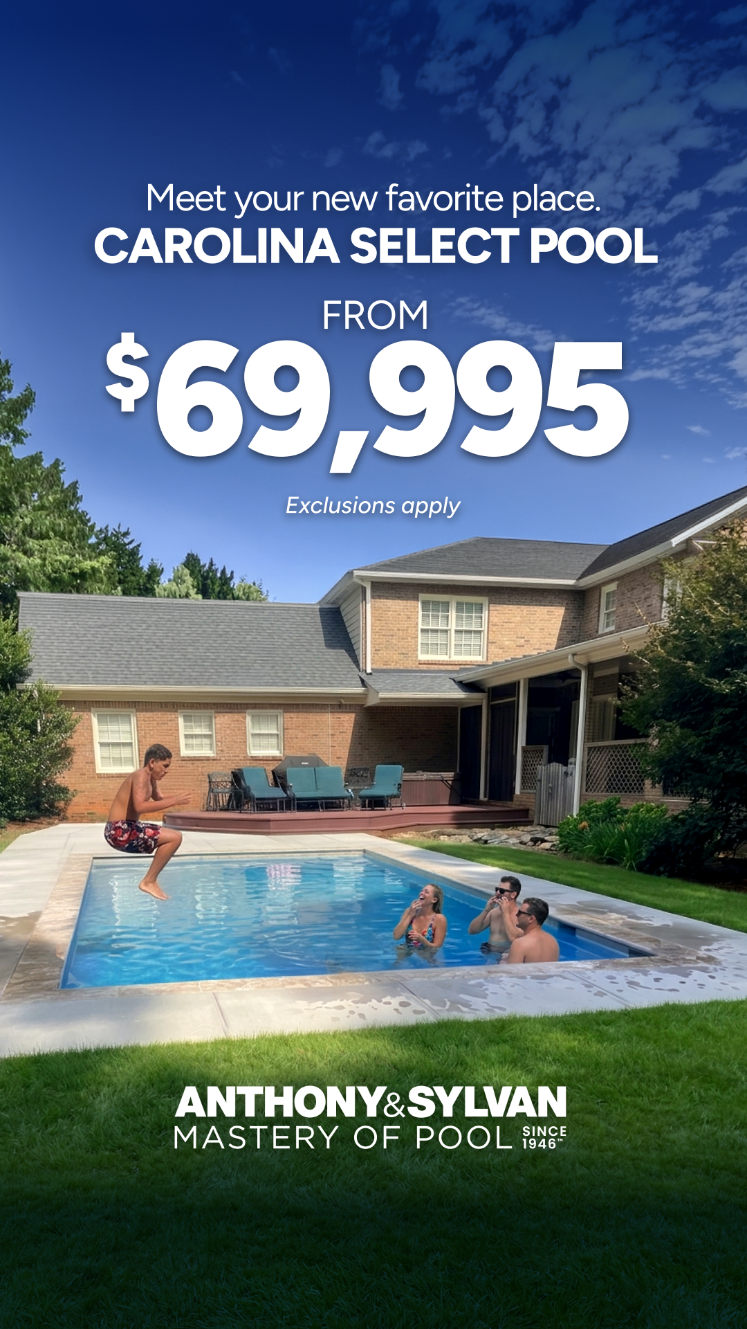 Anthony & Sylvan Pools Facebook ad