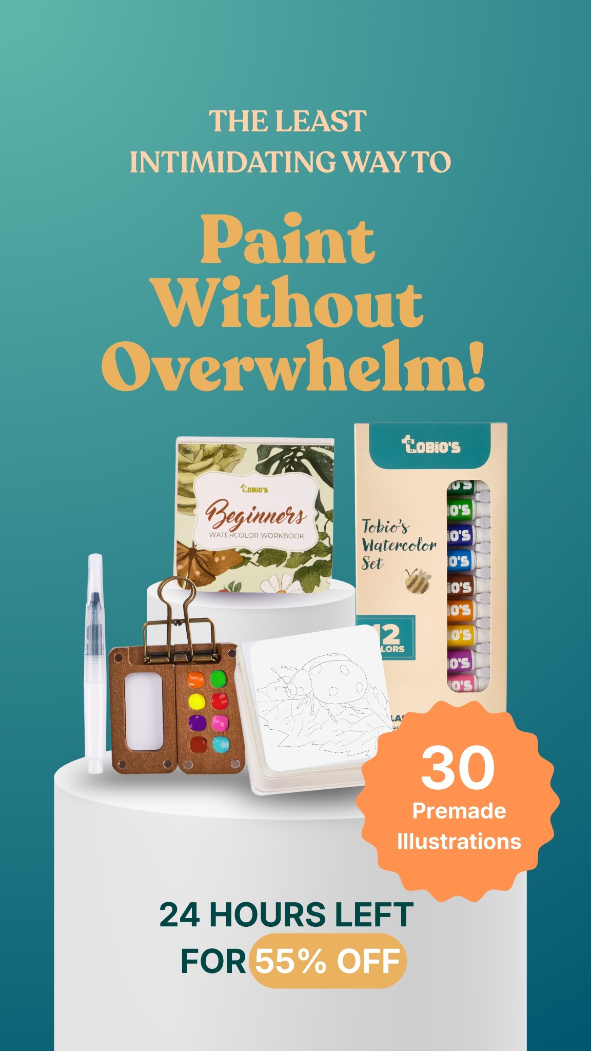 TobioShop Facebook ad: Create art anywhere