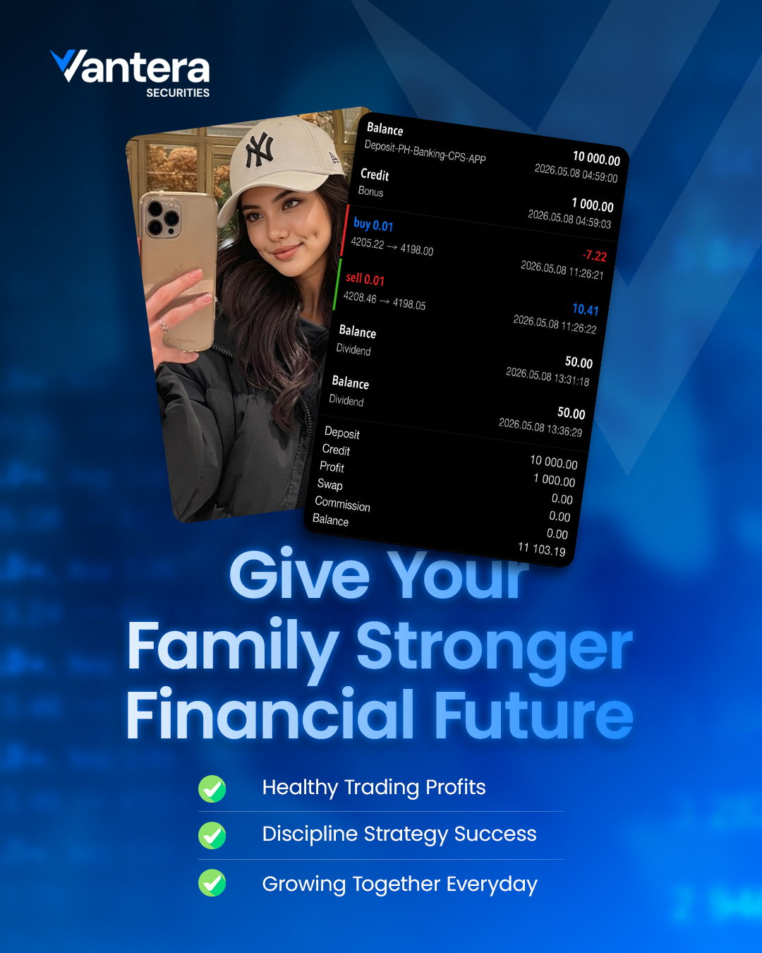 Vantera Securities Facebook ad: TOO BUSY TO TRADE?