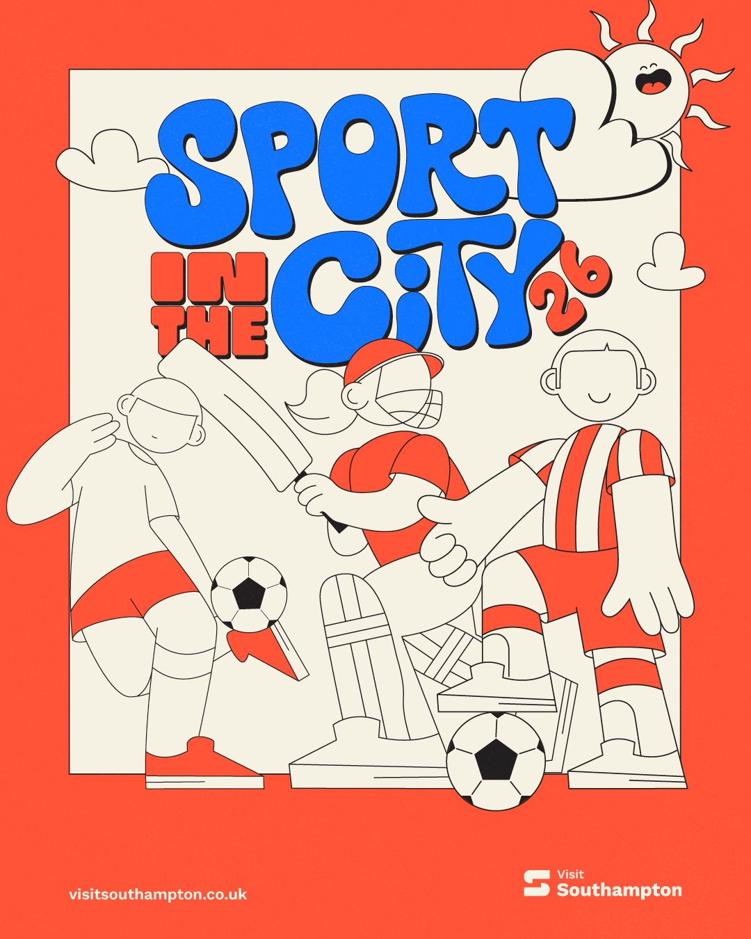 Visit Southampton Facebook ad: Looking for sporty ways to spend your summer?