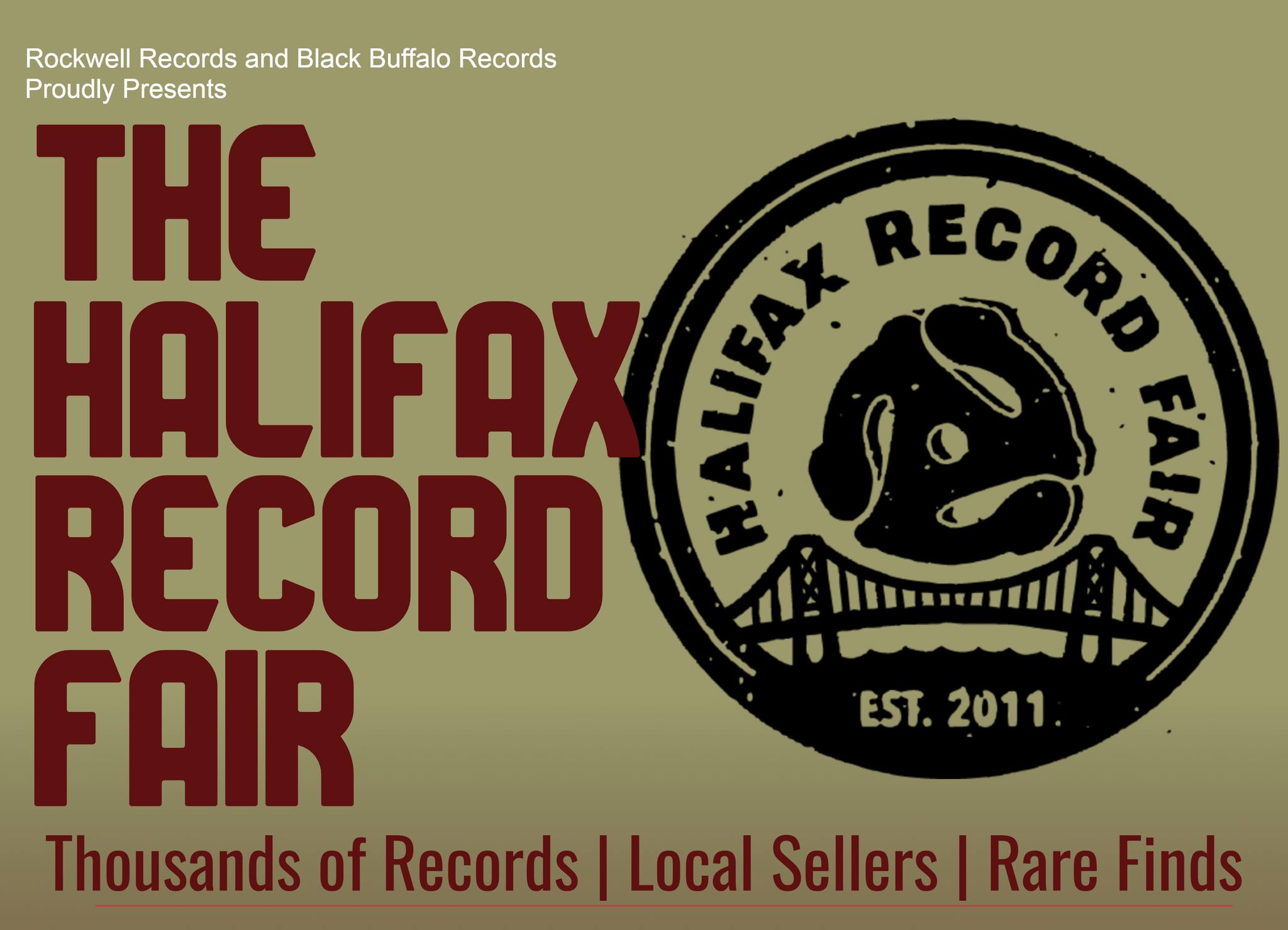 Black Buffalo Records Facebook ad: Halifax Record Fair