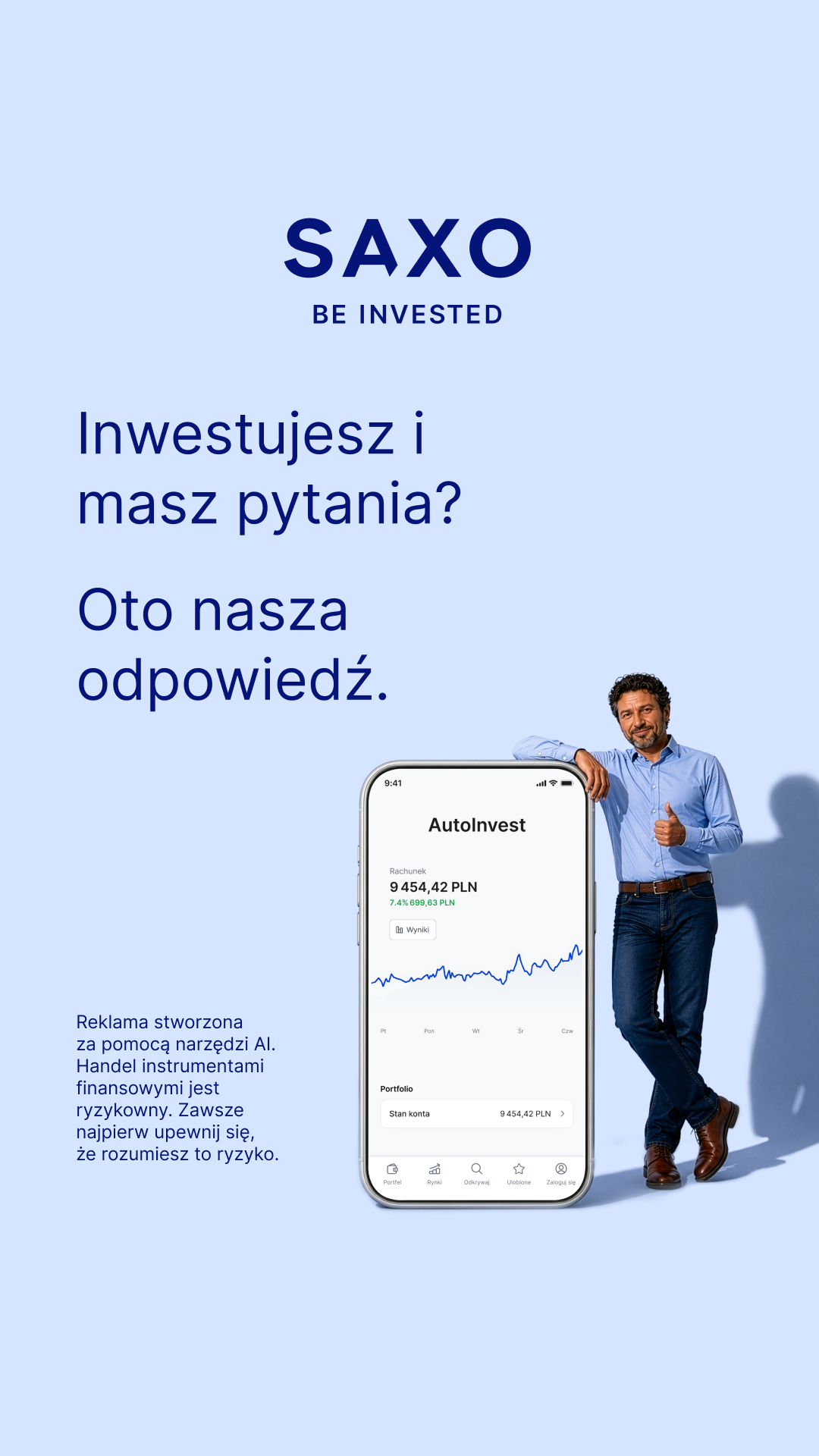 Saxo Bank Facebook ad