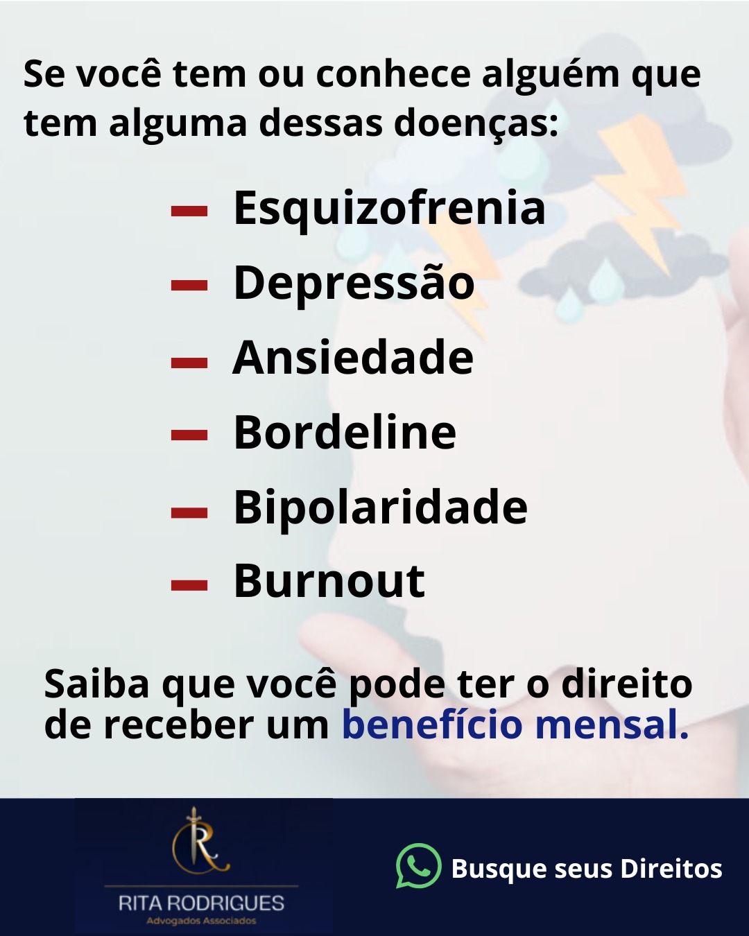 Dra. Rita Rodrigues - Advogada Facebook ad from Mar 24, 2026