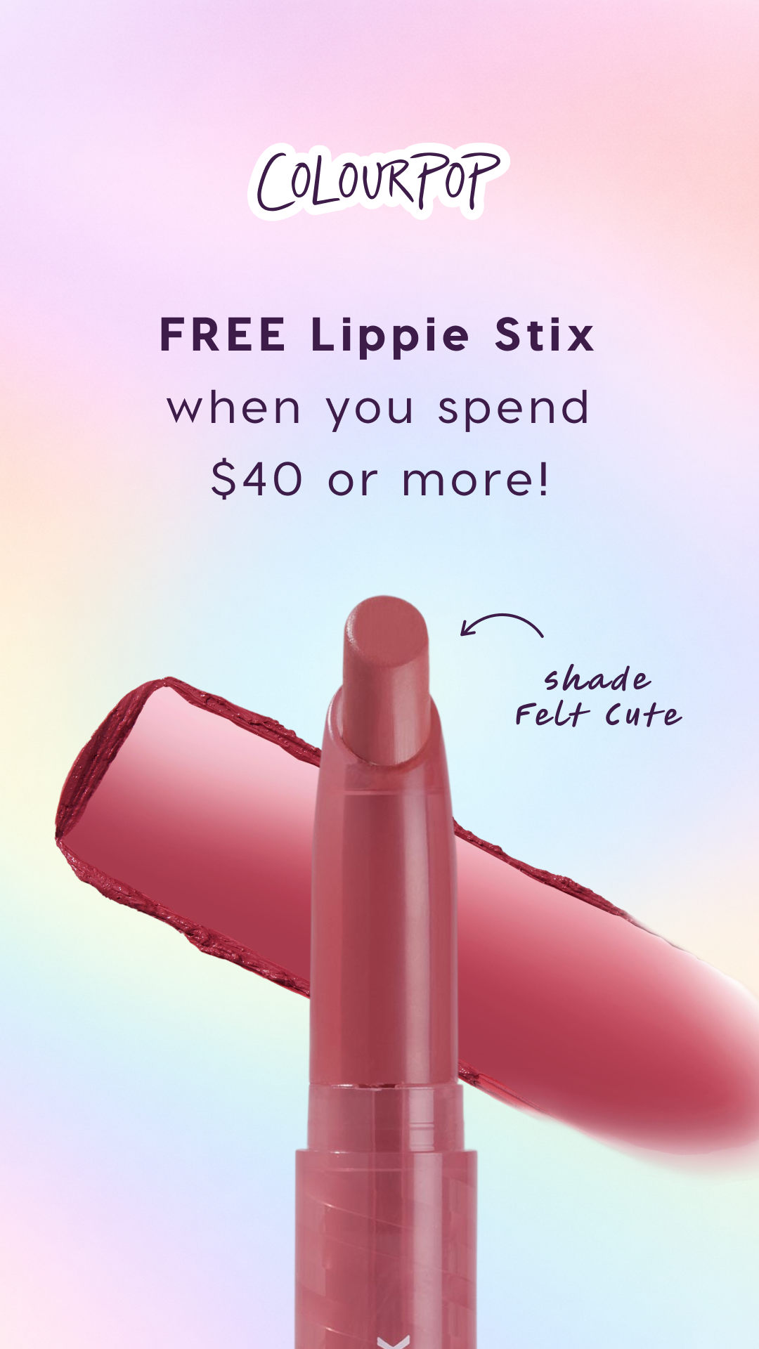 ColourPop Facebook ad