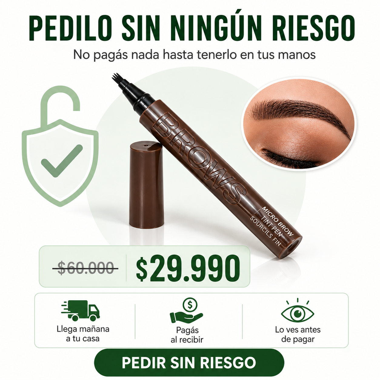 Tu Tienda Glam Facebook ad: Pedilo sin ningún riesgo