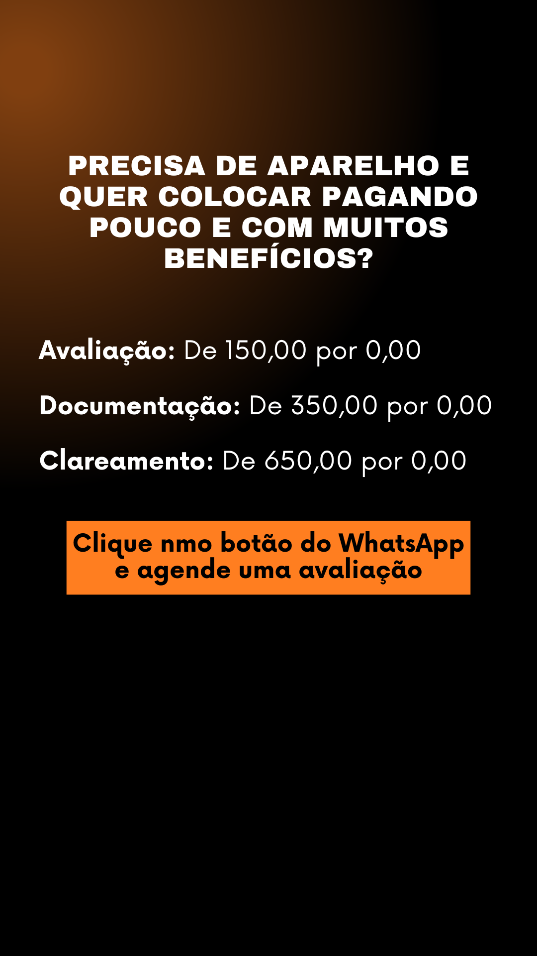 Mmax Ortodontia Facebook ad from Jan 30, 2026