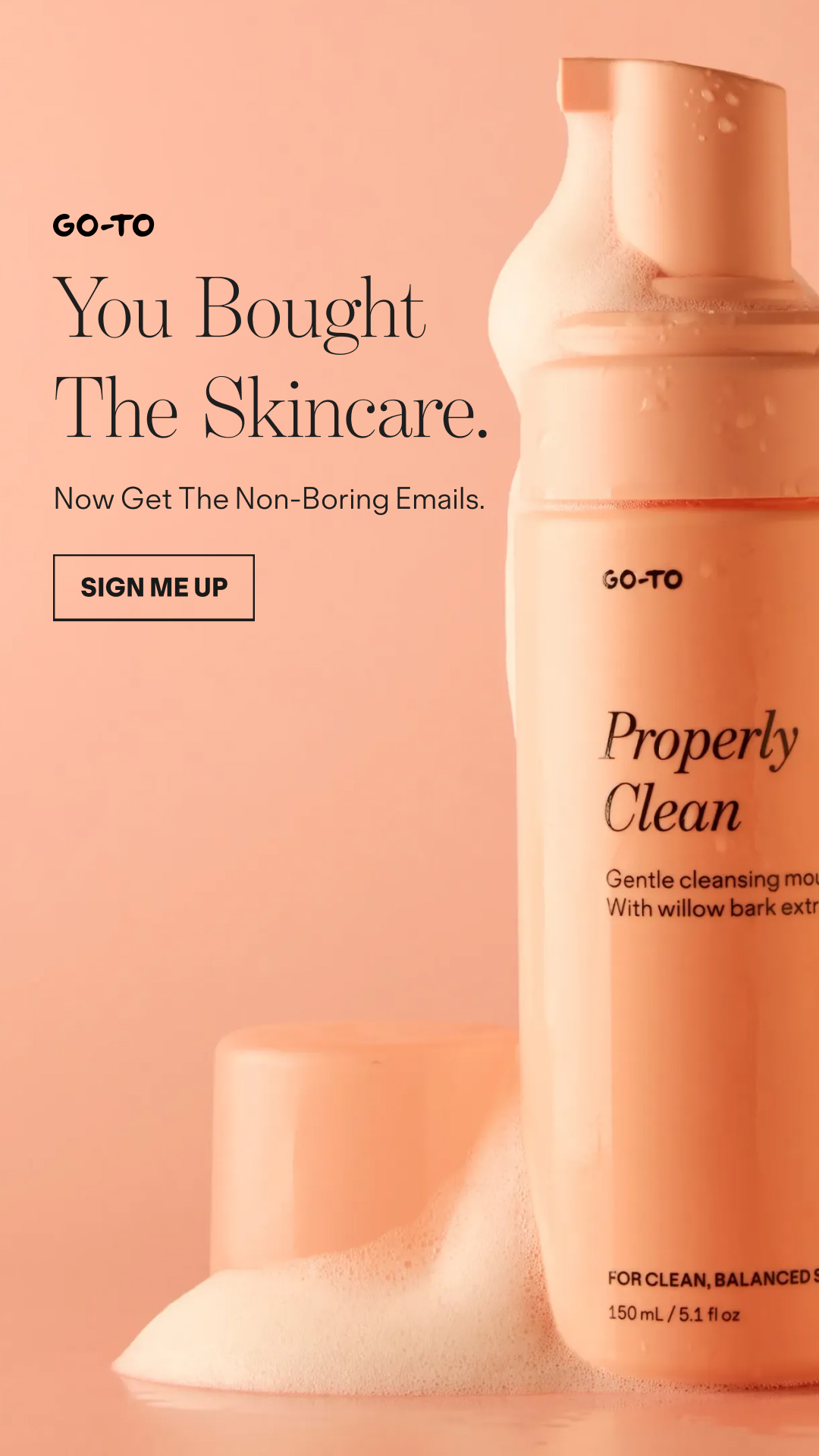 Go-To Skin Care Facebook ad