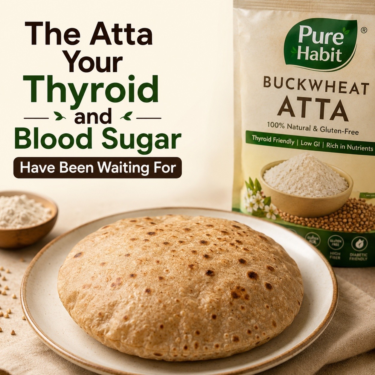 BD Online Bazar Ltd Facebook ad: The Atta That Works With Your Body, Not Against It