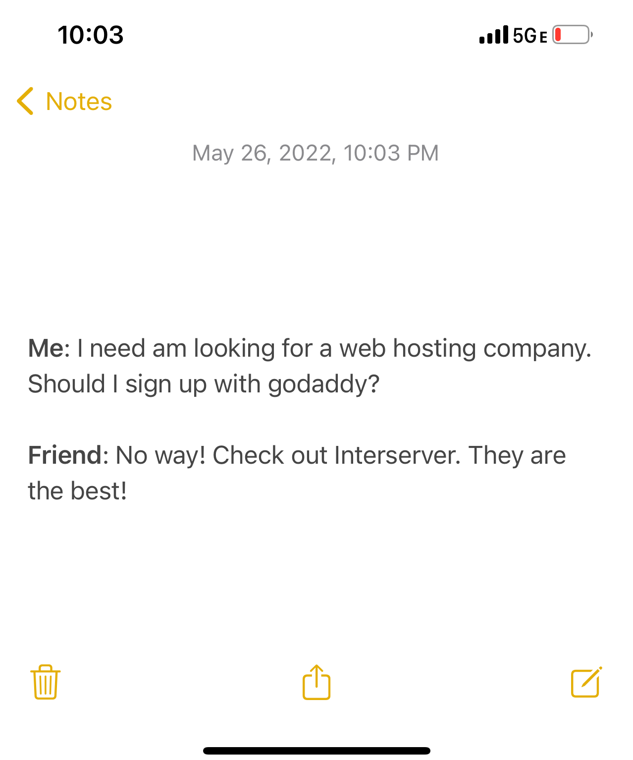Interserver Facebook ad