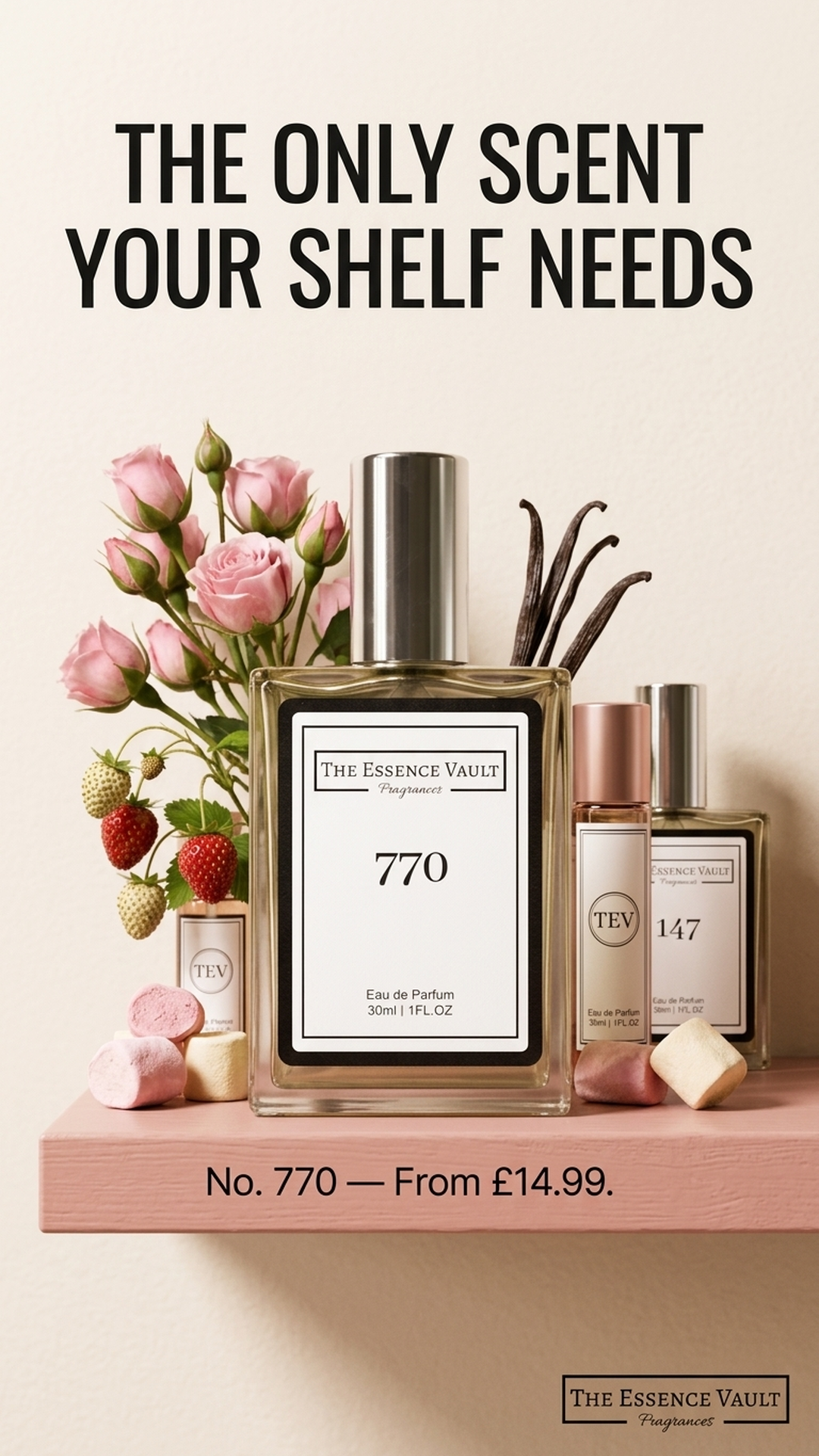 The Essence Vault Facebook ad