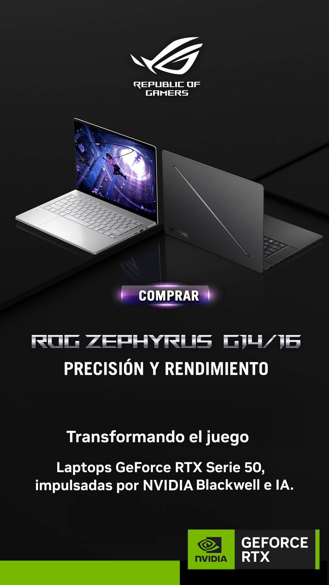 ASUS Republic of Gamers Facebook ad
