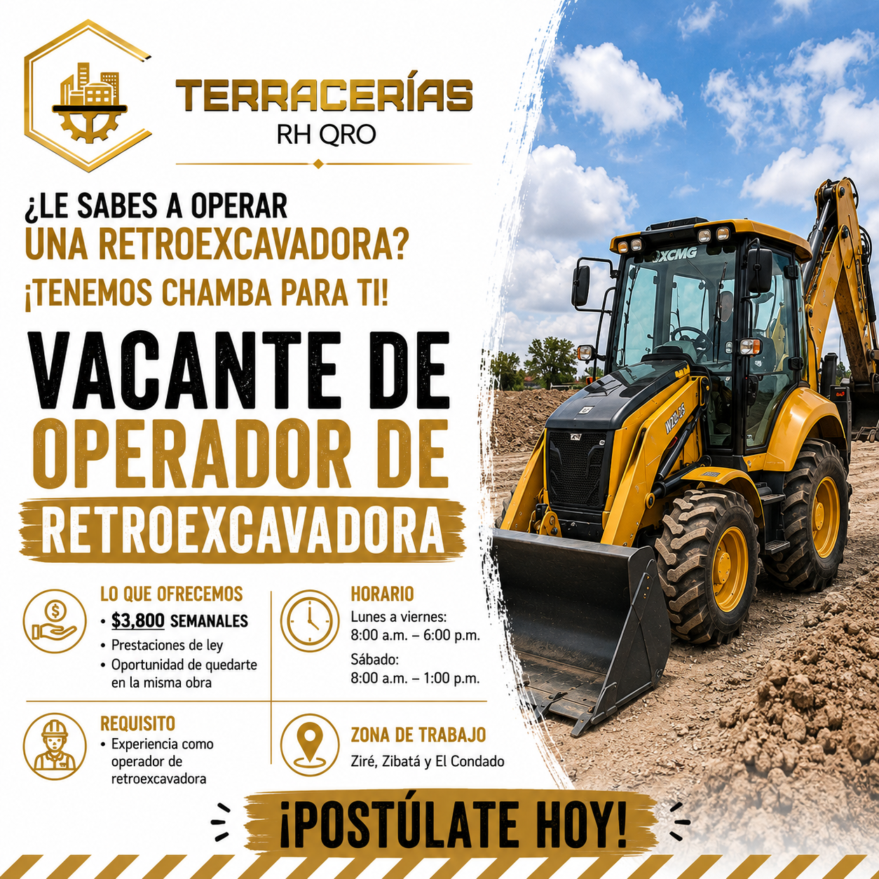 Empleos Terracería RH QRO Facebook ad from Aug 28, 2026