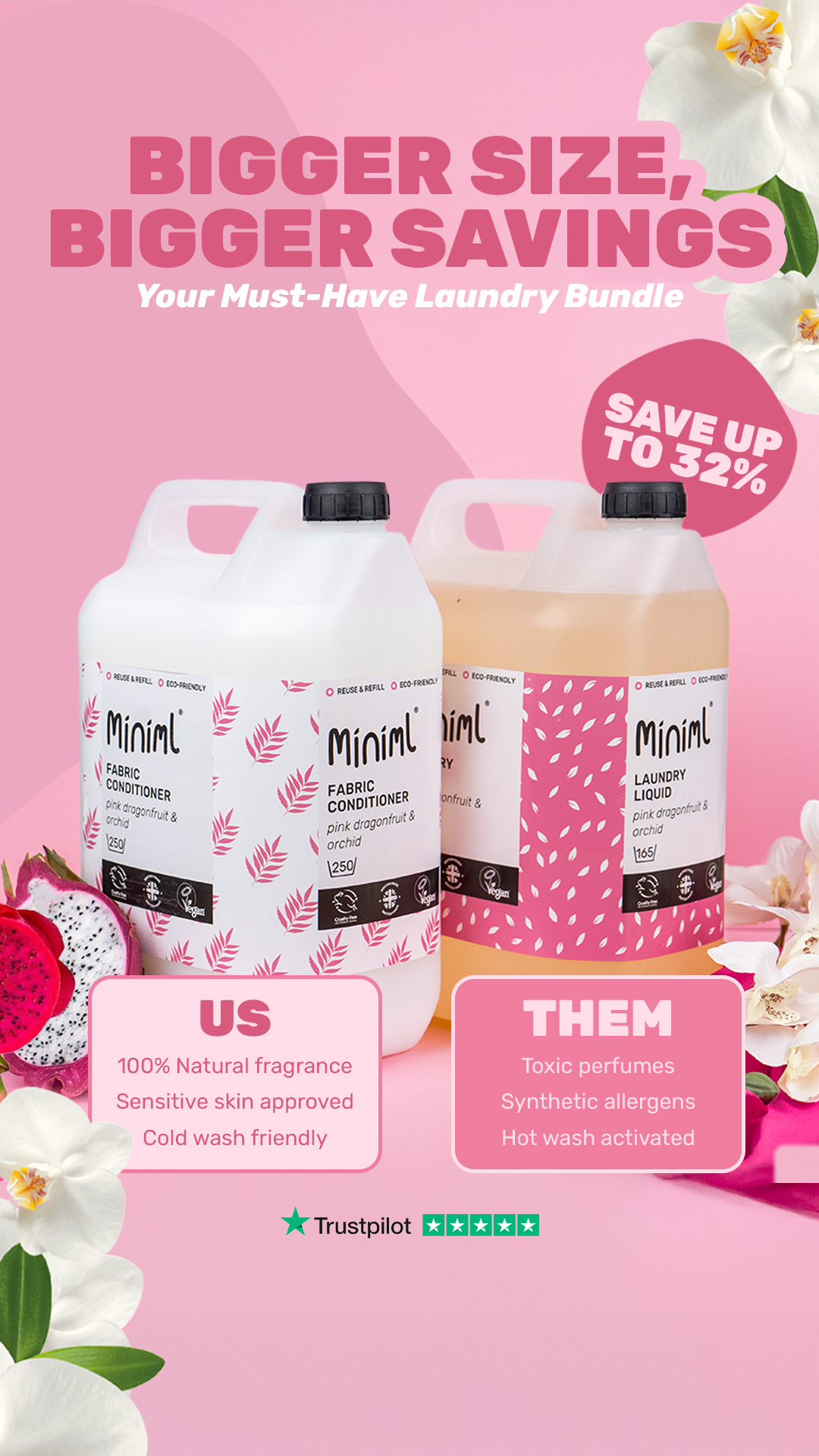 Miniml Refills Facebook ad