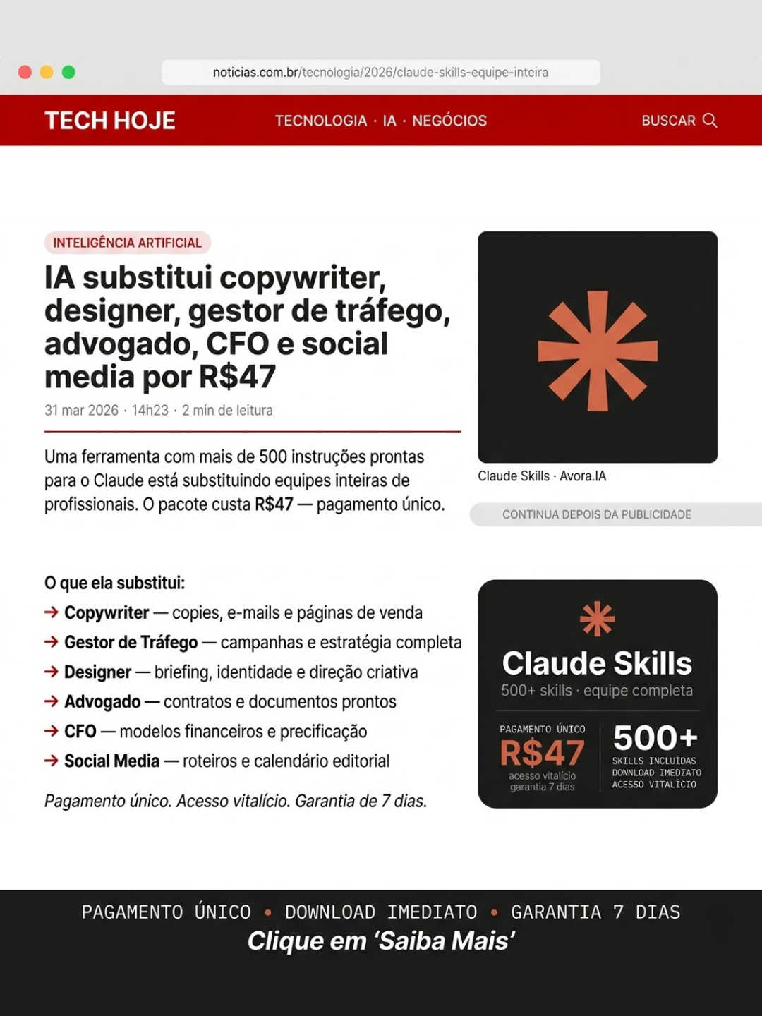 Avora AI Facebook ad