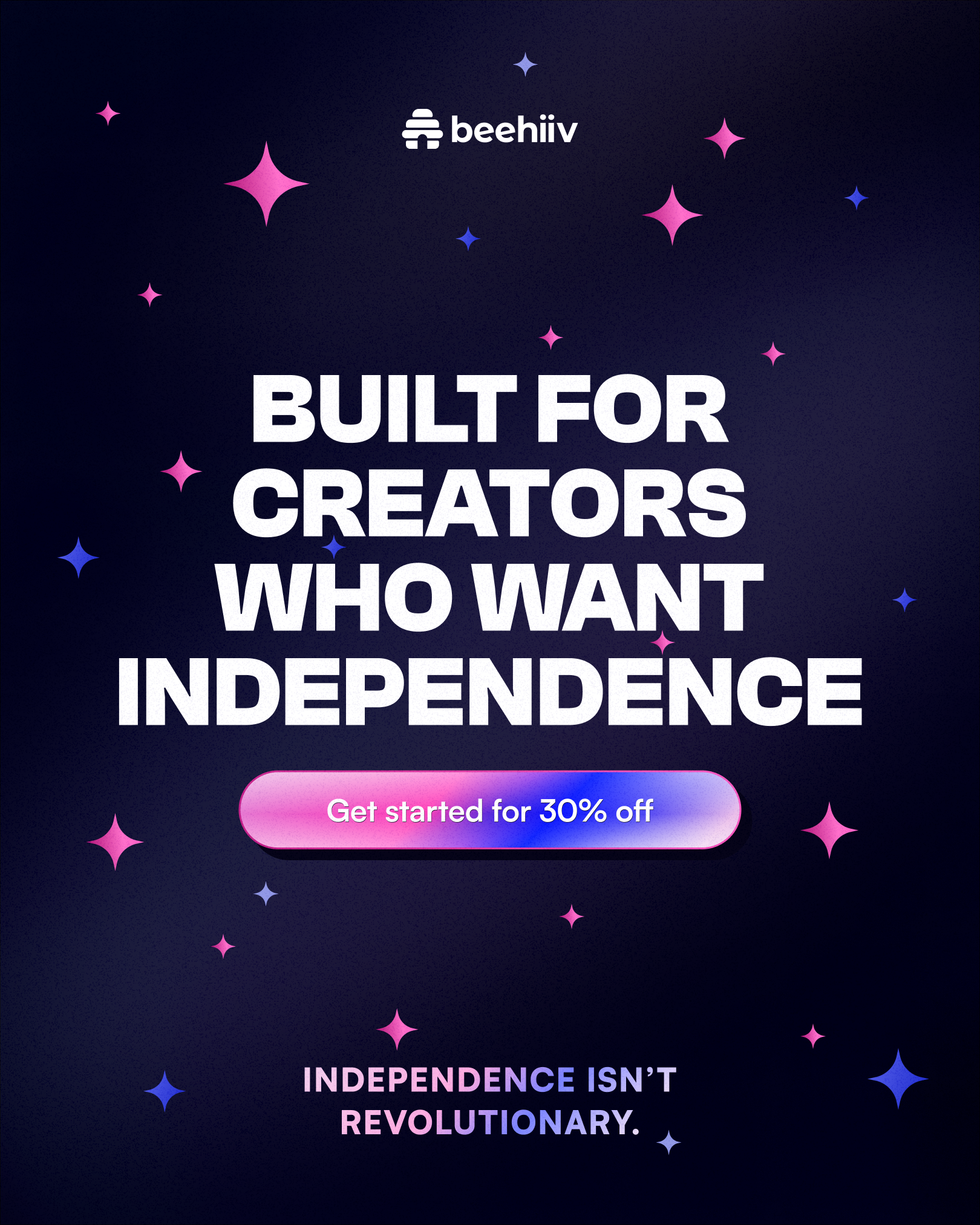 beehiiv Facebook ad