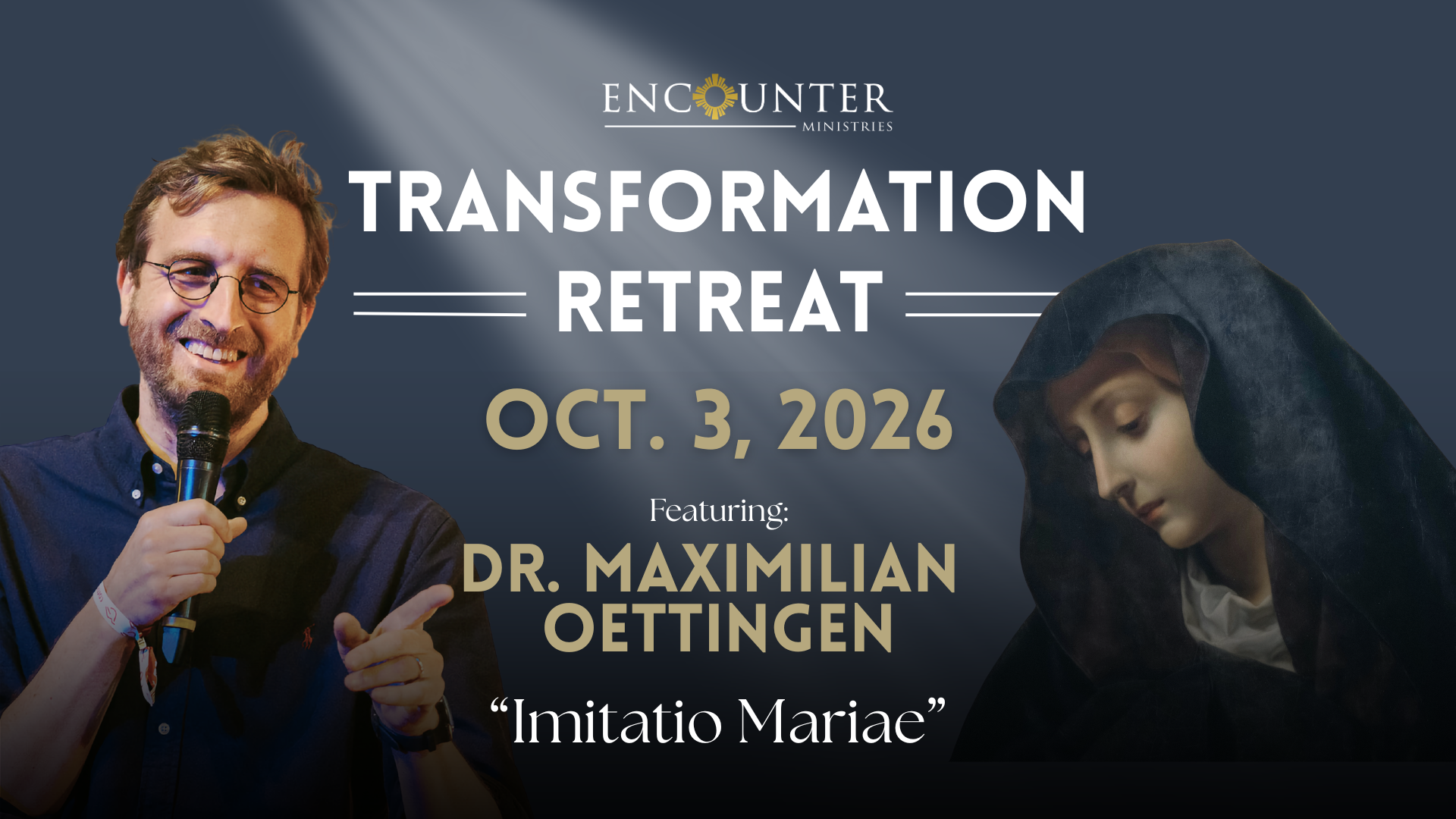 Encounter Ministries Facebook ad: Be Transformed by the Renewal of Your Mind!