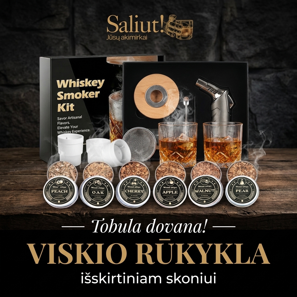 Saliut.lt Facebook ad: Tobula dovana viskio megėjams!