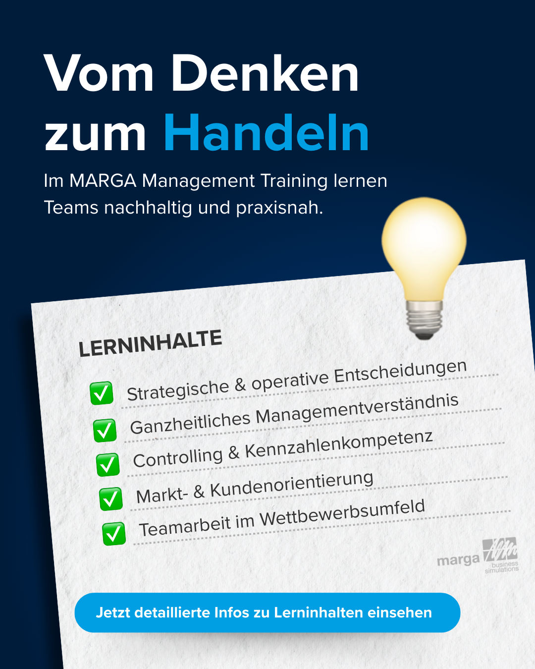 MARGA Business Simulations GmbH Facebook ad from Jan 30, 2026