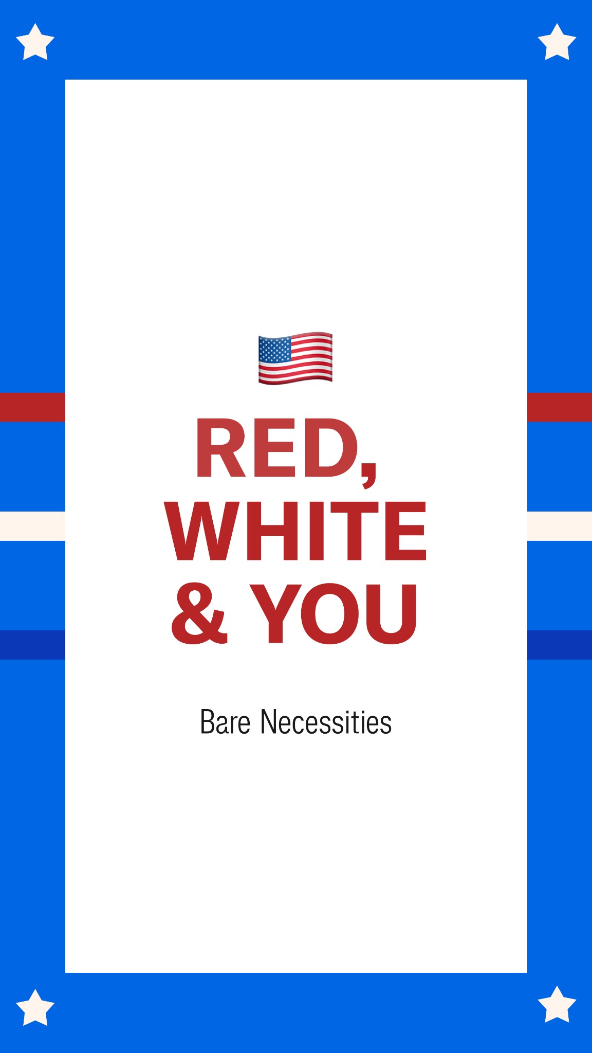 BARE NECESSITIES Facebook ad