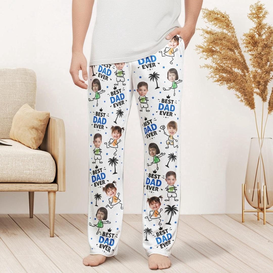 Soufeel Present Facebook ad: Make His Day Extra Cozy! Personalized Pants for Dad