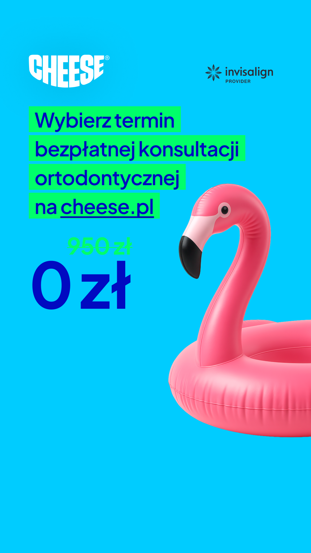 Cheese Ortodoncja Przyszłości Facebook ad