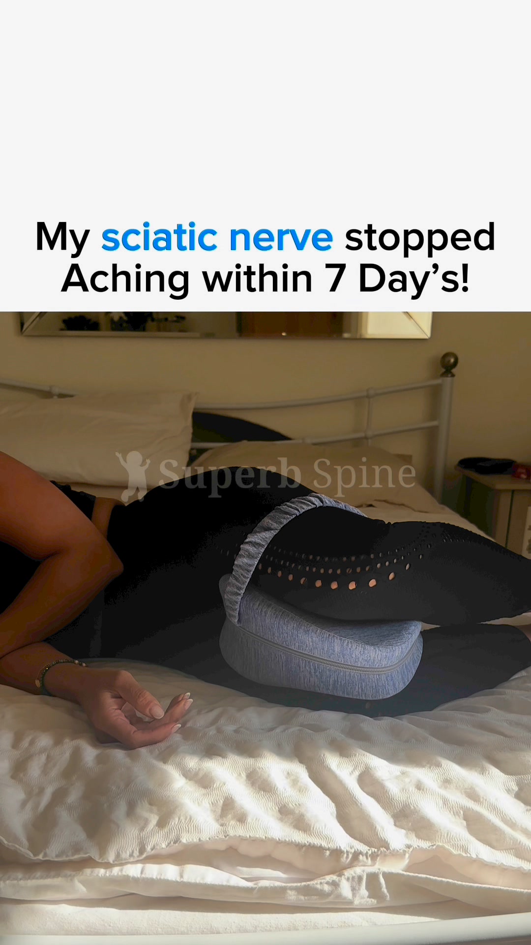 Superb Spine Facebook ad: Voted #1 Orthopedic Pillow