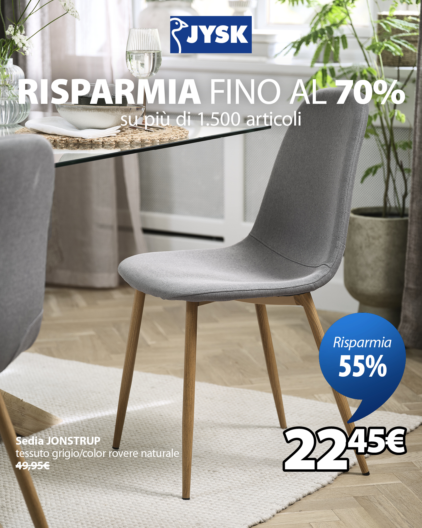 JYSK Italia Facebook ad