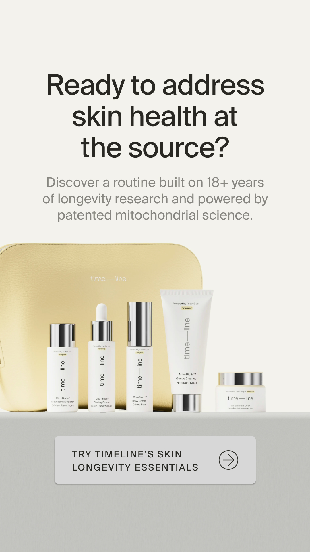 Timeline Longevity Facebook ad
