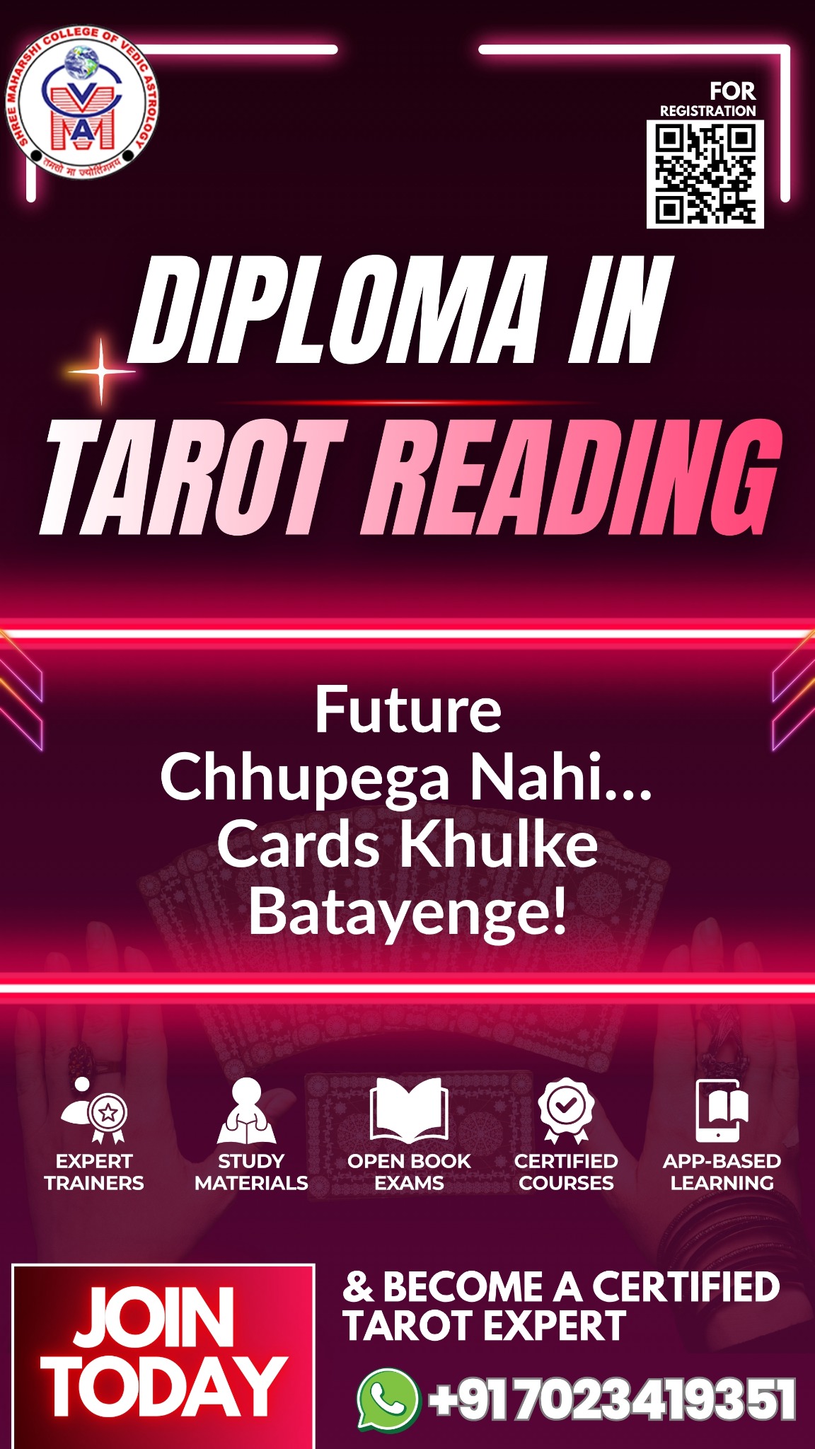 Shree Maharshi College Of Vedic Astrology Facebook ad from Jul 17, 2026