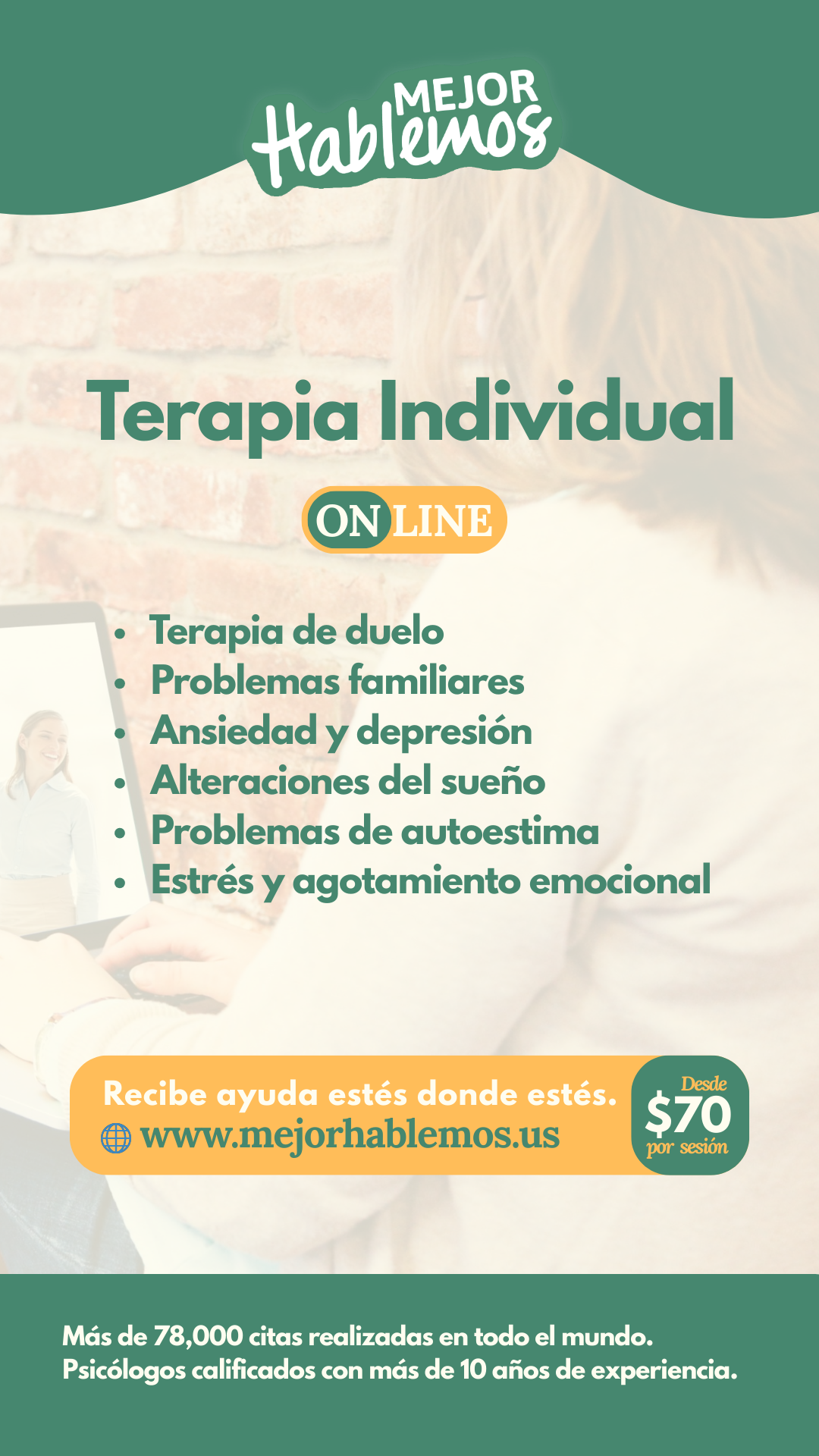 Mejor Hablemos Facebook ad from Feb 24, 2026
