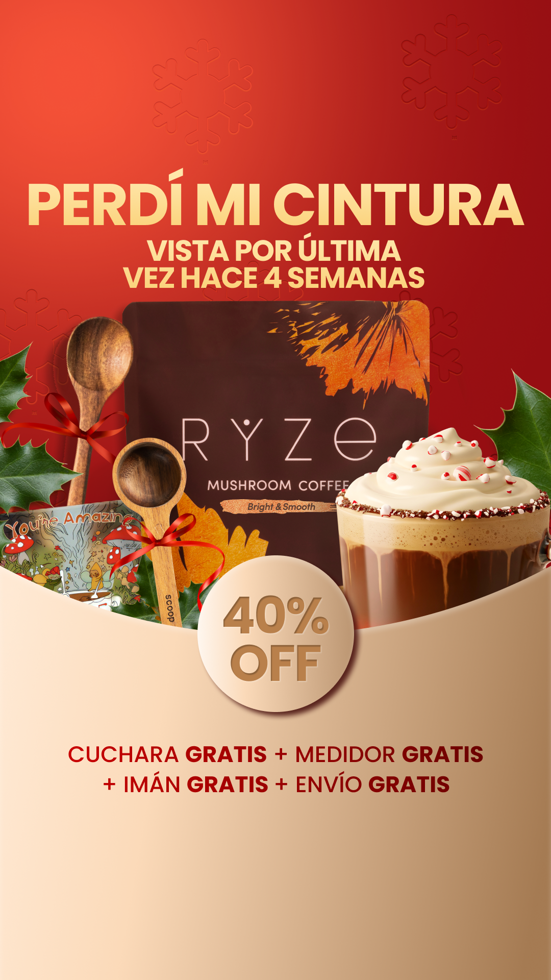 RYZE Superfoods Facebook ad