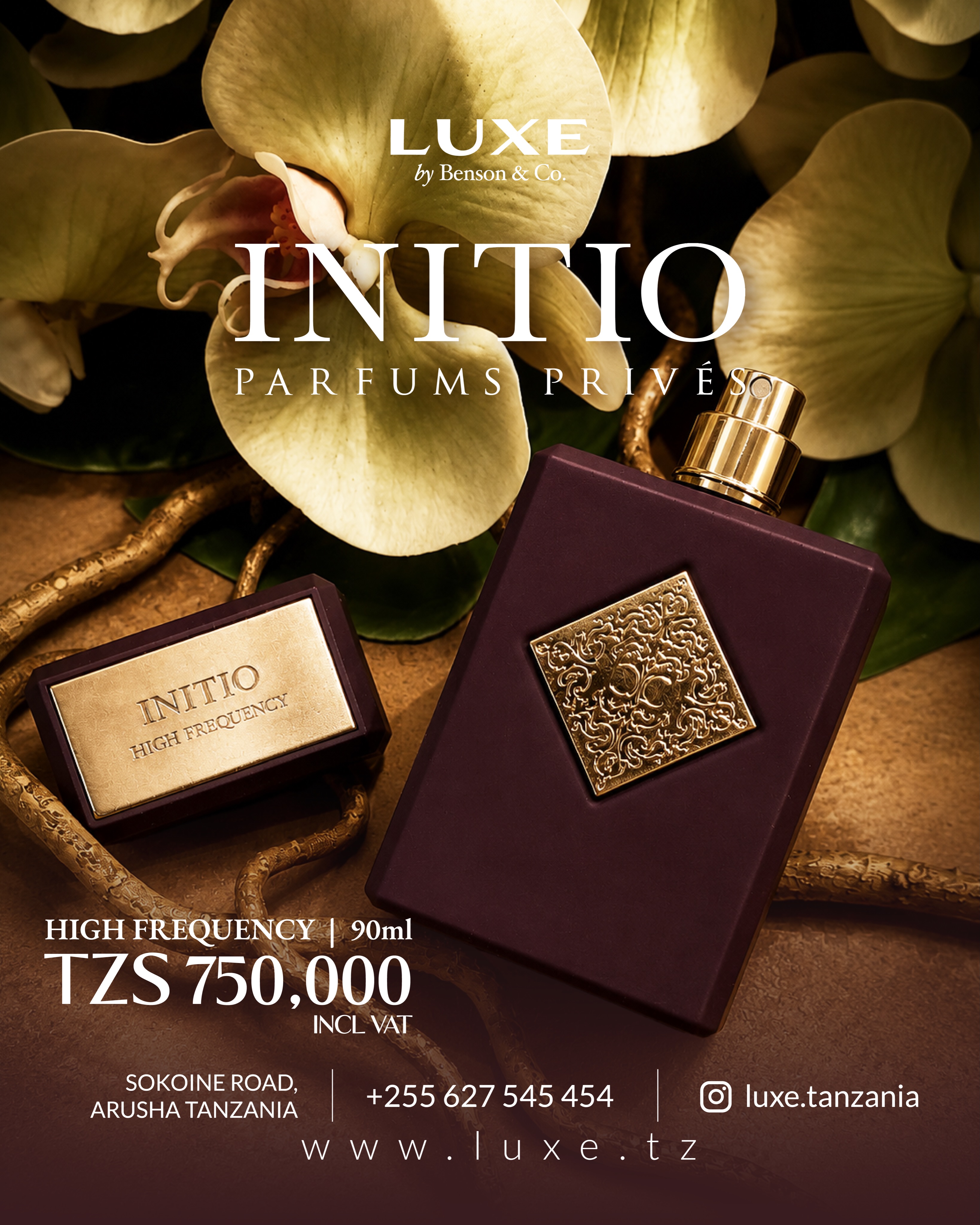 Luxe Tanzania Facebook ad: Free & Fast Delivery Across Tanzania.