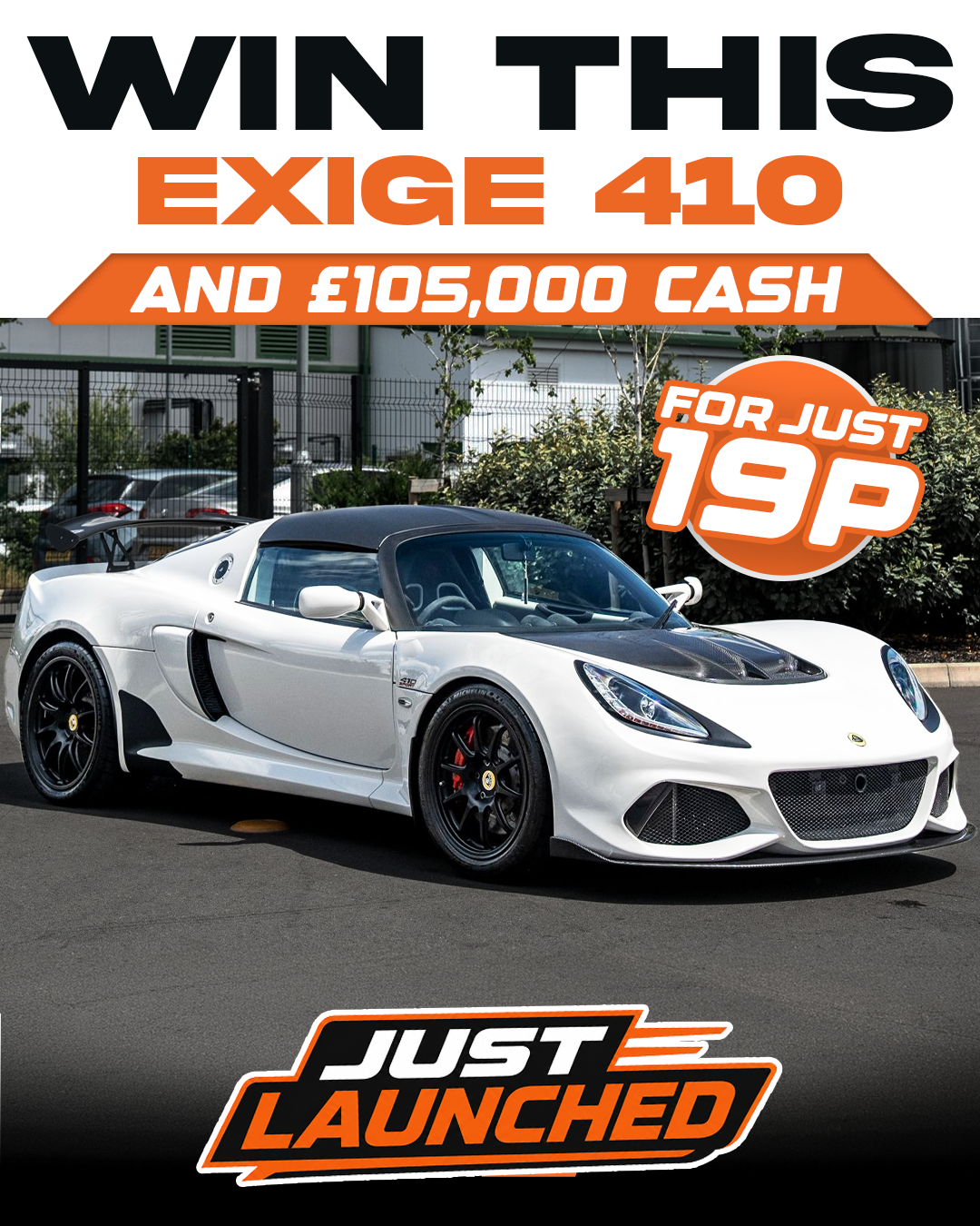 Dream Car Giveaways Facebook ad