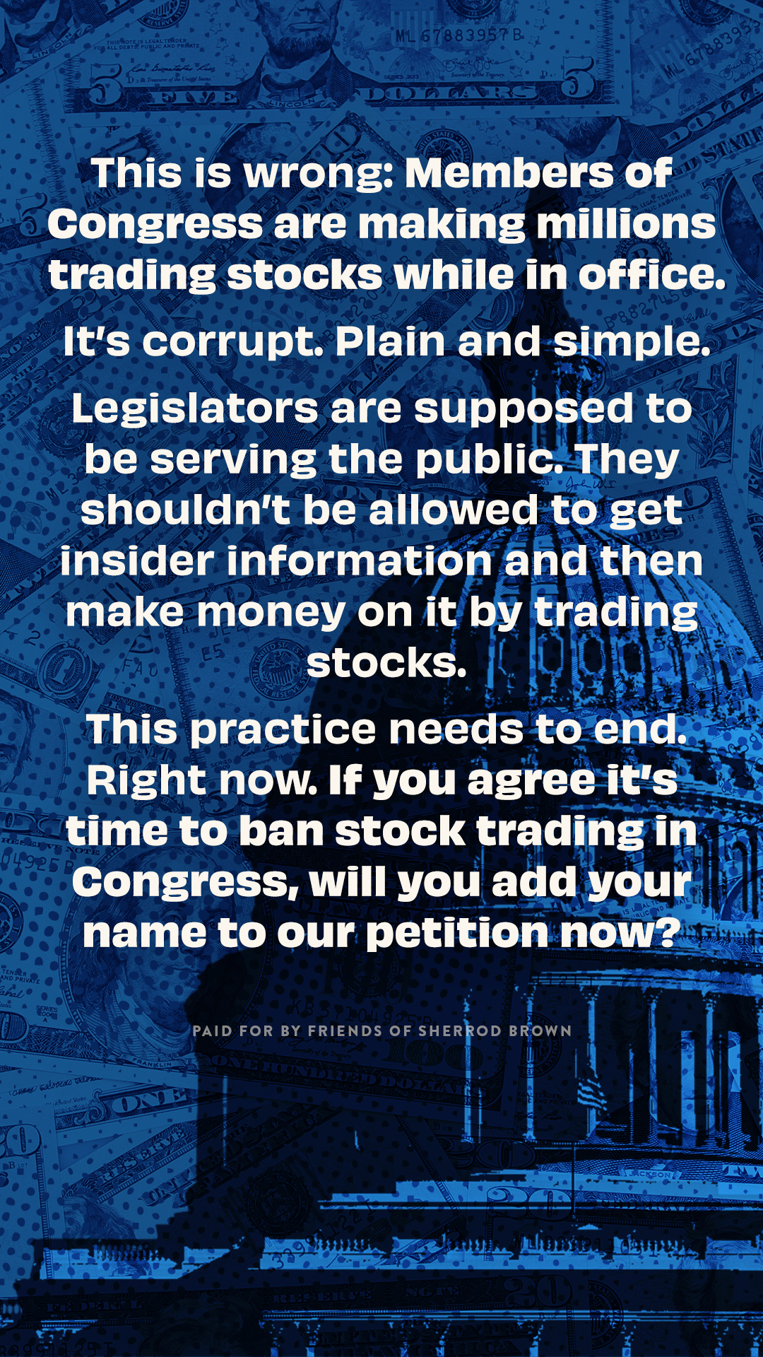 Sherrod Brown Facebook ad