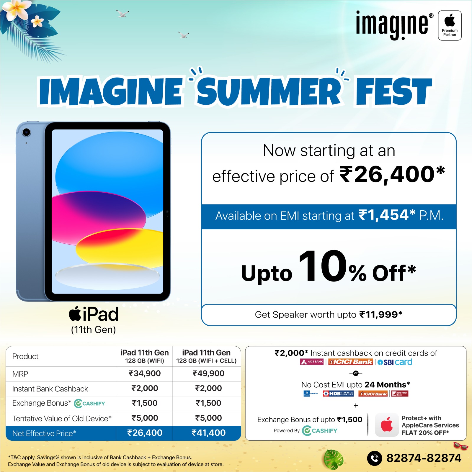 Imagine Apple Premium Partner Facebook ad
